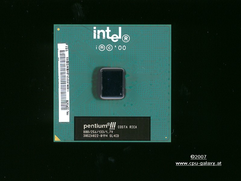 Processeur Intel Pentium 4 2.53GHZ/512/533/1.525V SL6EG, Skt 478